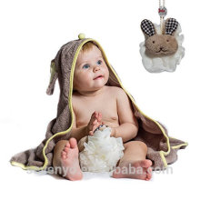 Baby-Baumwoll-Kapuzenhandtuch Kapuzen-Baby-Handtuch 100% Bambus hochwertige Baby-Badetuch - Kaninchen